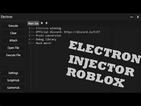 electron injector roblox.